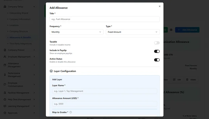 Compensation and benefits screenshot 3