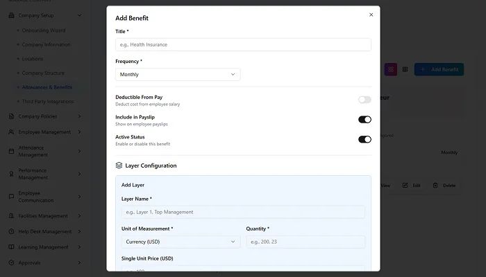 Compensation and benefits screenshot 4