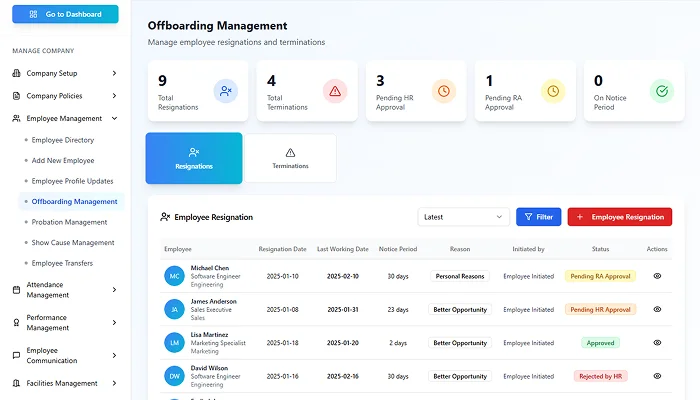 Employee management screenshot 5