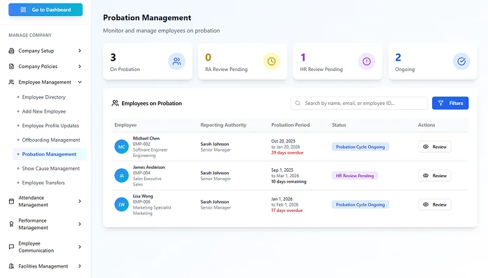 Employee management screenshot 6