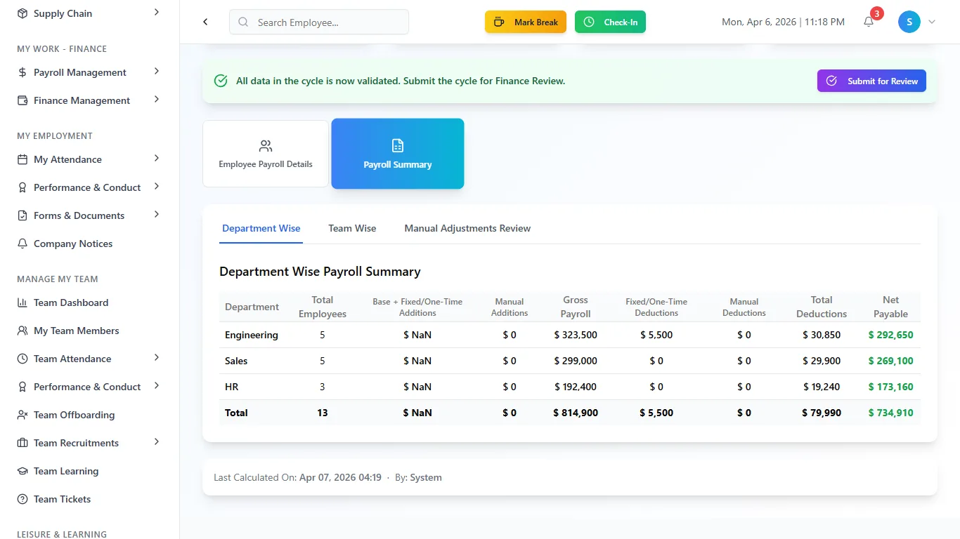 Payroll management screenshot 4