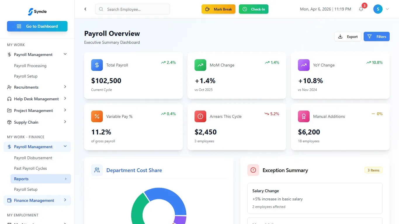 Payroll management screenshot 5