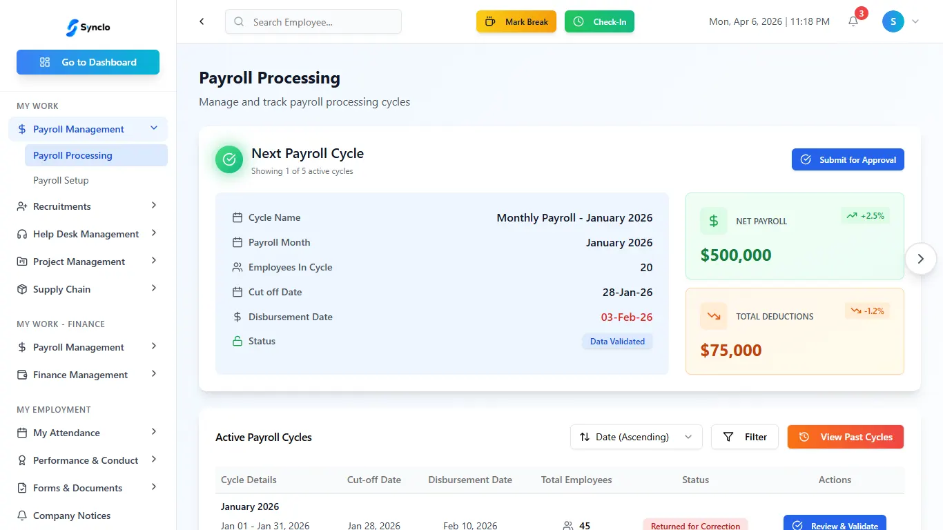 Payroll management screenshot 6