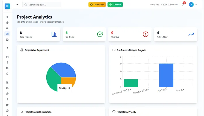 Project management screenshot 7