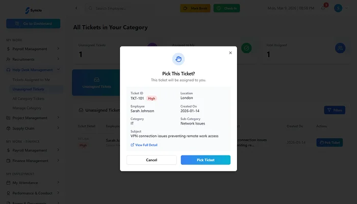 Helpdesk and ticketing screenshot 7