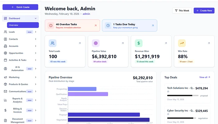 Sales CRM screenshot 1