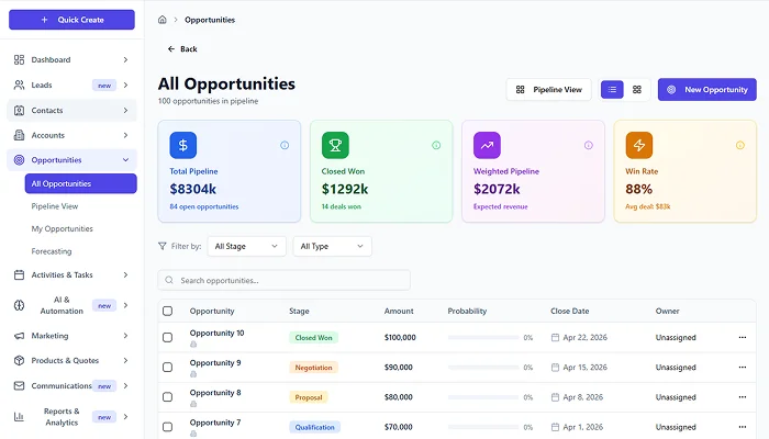 Sales CRM screenshot 8