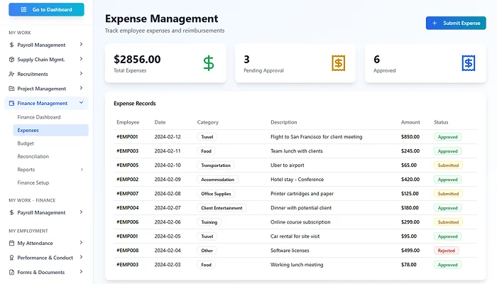 Finance and accounting screenshot 2