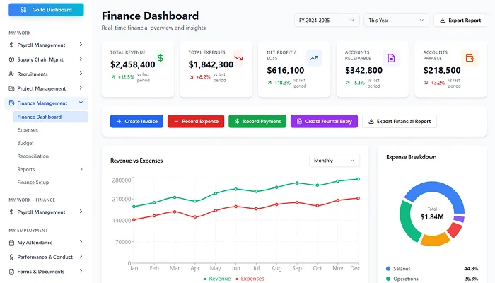 Finance and accounting screenshot 6